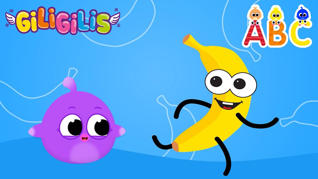 Песня FRUITS 🍌🥥Названия Фруктов С Гилигилисом — Выучите Английский Алфавит, Песня ABC |  Детские П