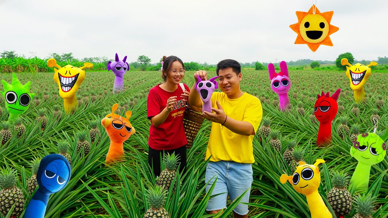 Come Harvest Sprunki with Me in the Pineapple Garden 🍍