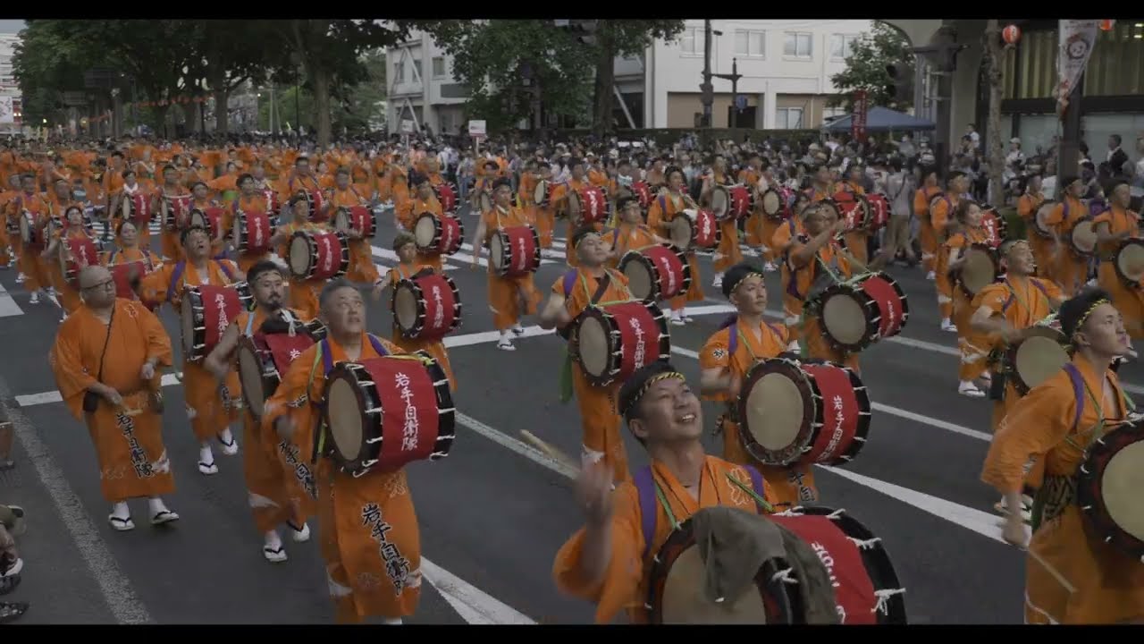 2025盛岡さんさ踊り 陸上自衛隊岩手駐屯地 With Zeal ﾊﾞﾄﾝﾄﾜﾗｰｽﾞ