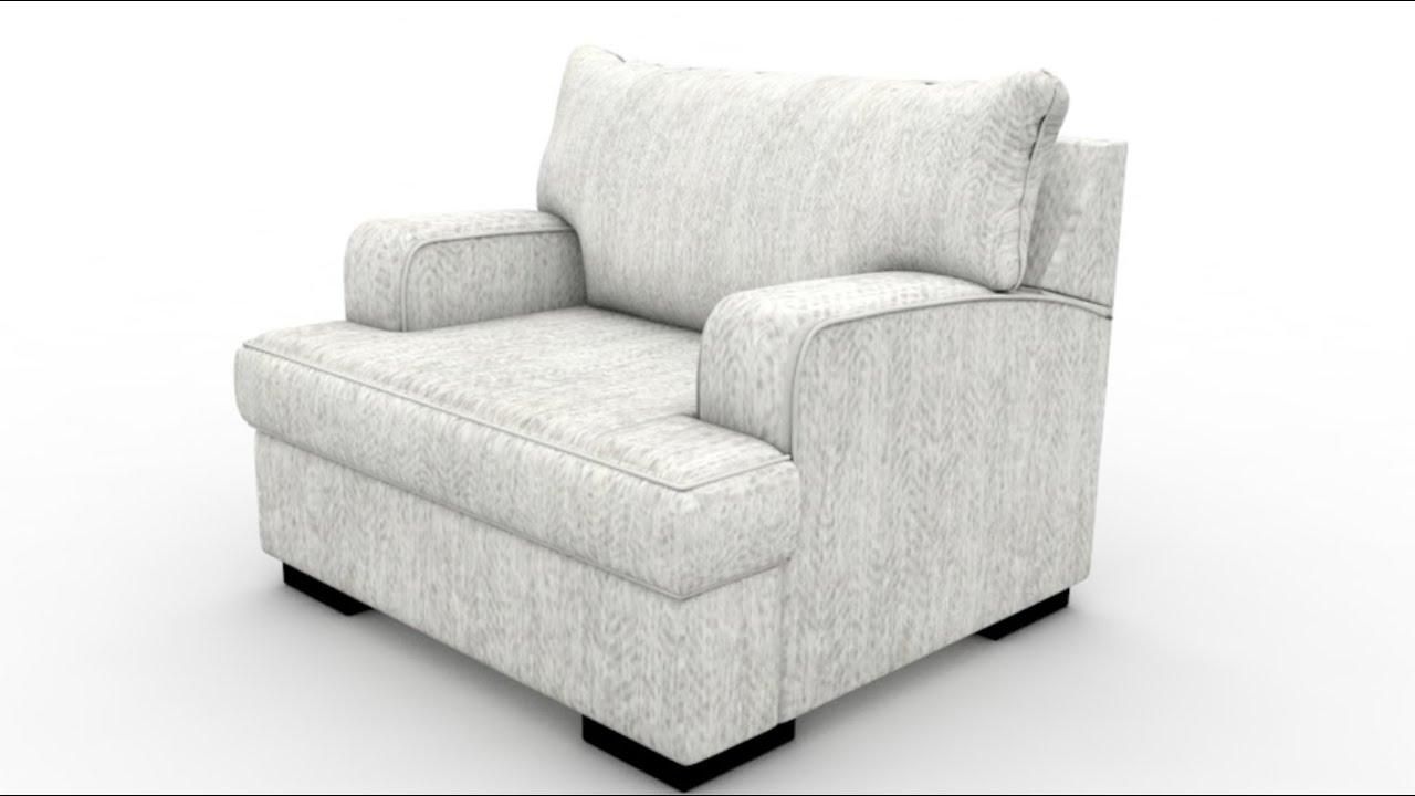 (Part 1) Model 3d sofa by cinema 4d