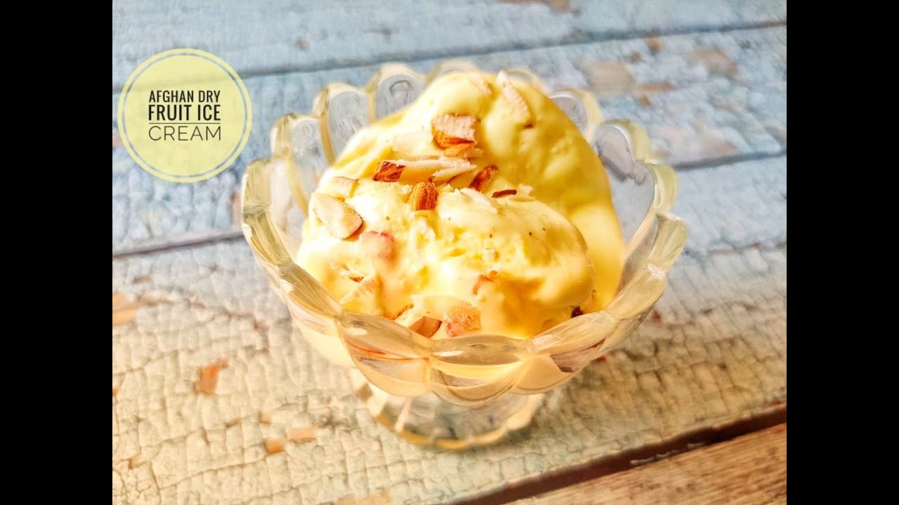 Afghan Dry Fruit Ice Cream| Dessert| Homemade~AR's Tasty Bites