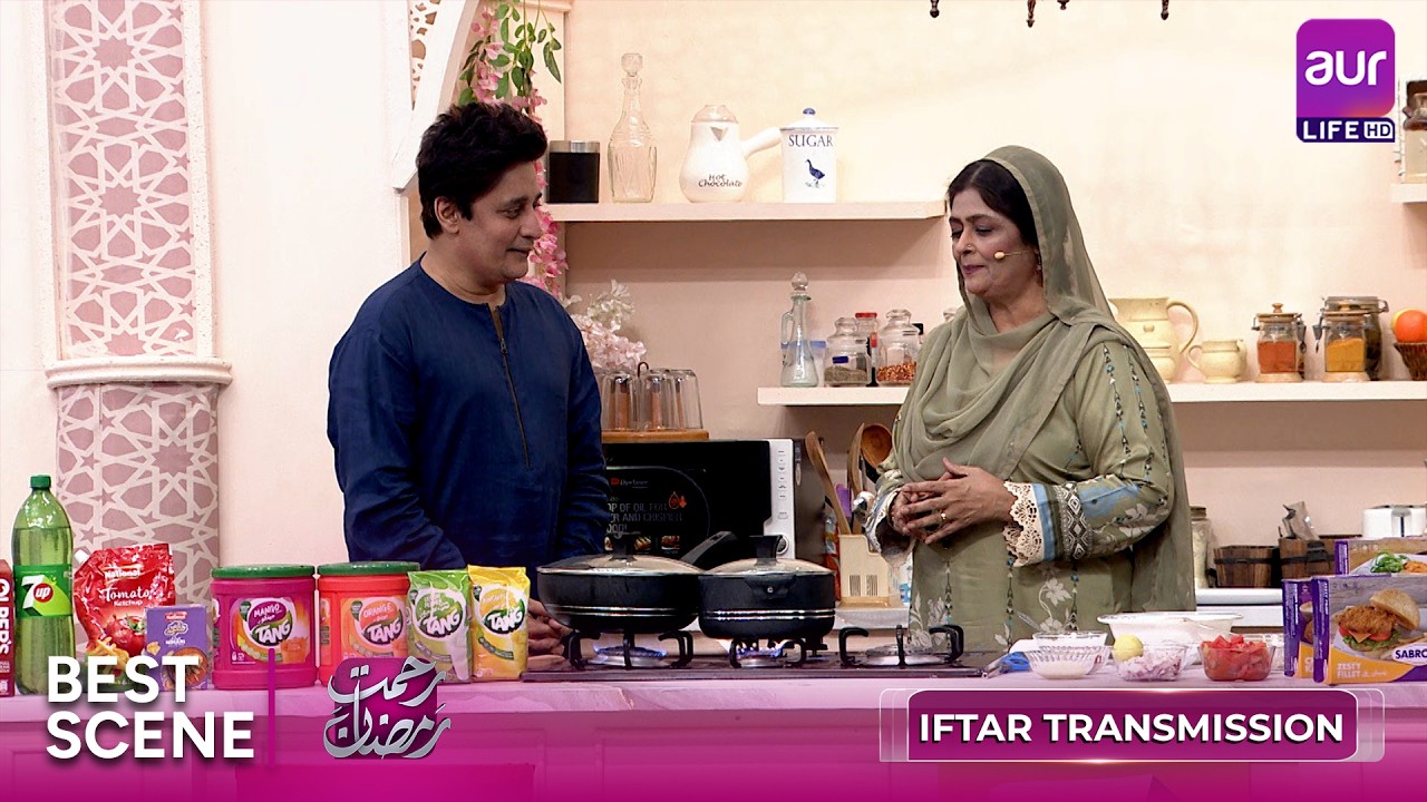 Rehmat e Ramzan - Iftar Transmission | Best Moments | Sahir Lodhi | #aurLife