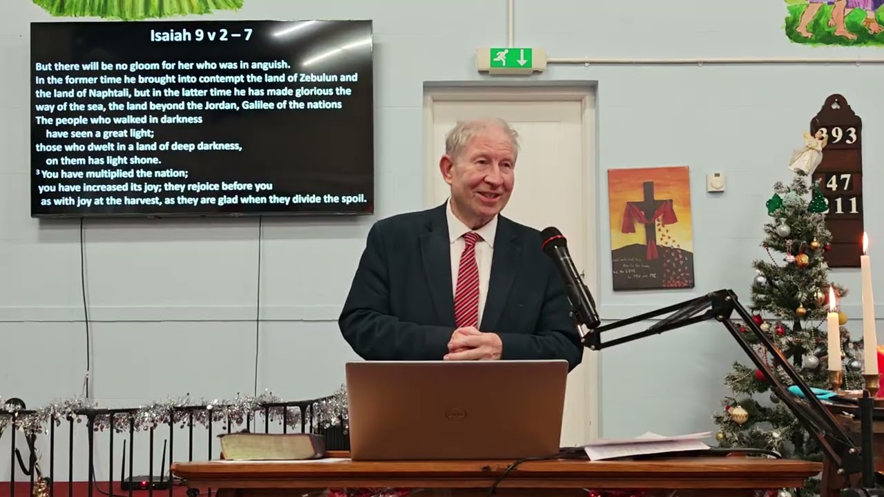 Richard Brunton, Living Hope Ministries update and Christmas message from Gospel of Luke.