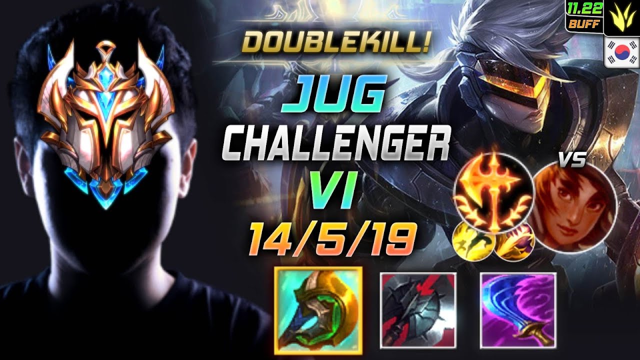Challenger Вай Jungle vs Талия - Vi LOL Сокрушитель богов Завоеватель - KR 11.22