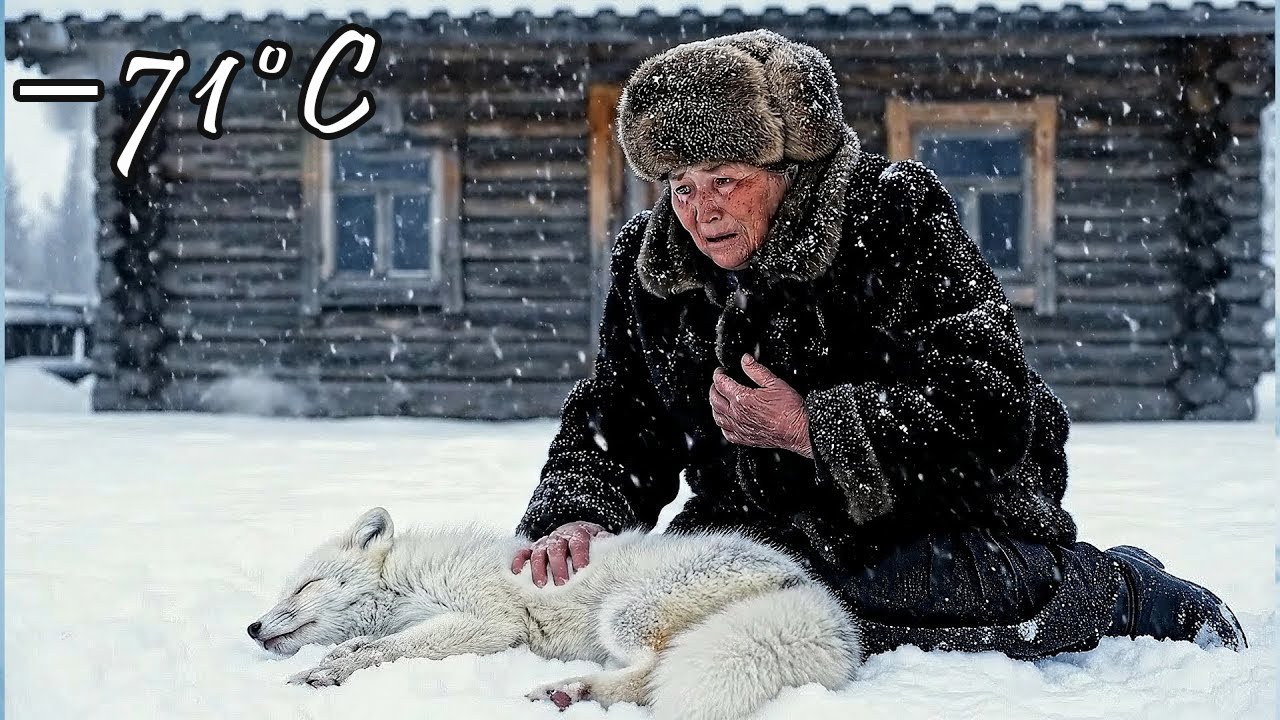 90-Year-Old Widow Shelters a Dying Fox Through the Blizzard at −71°C Siberia