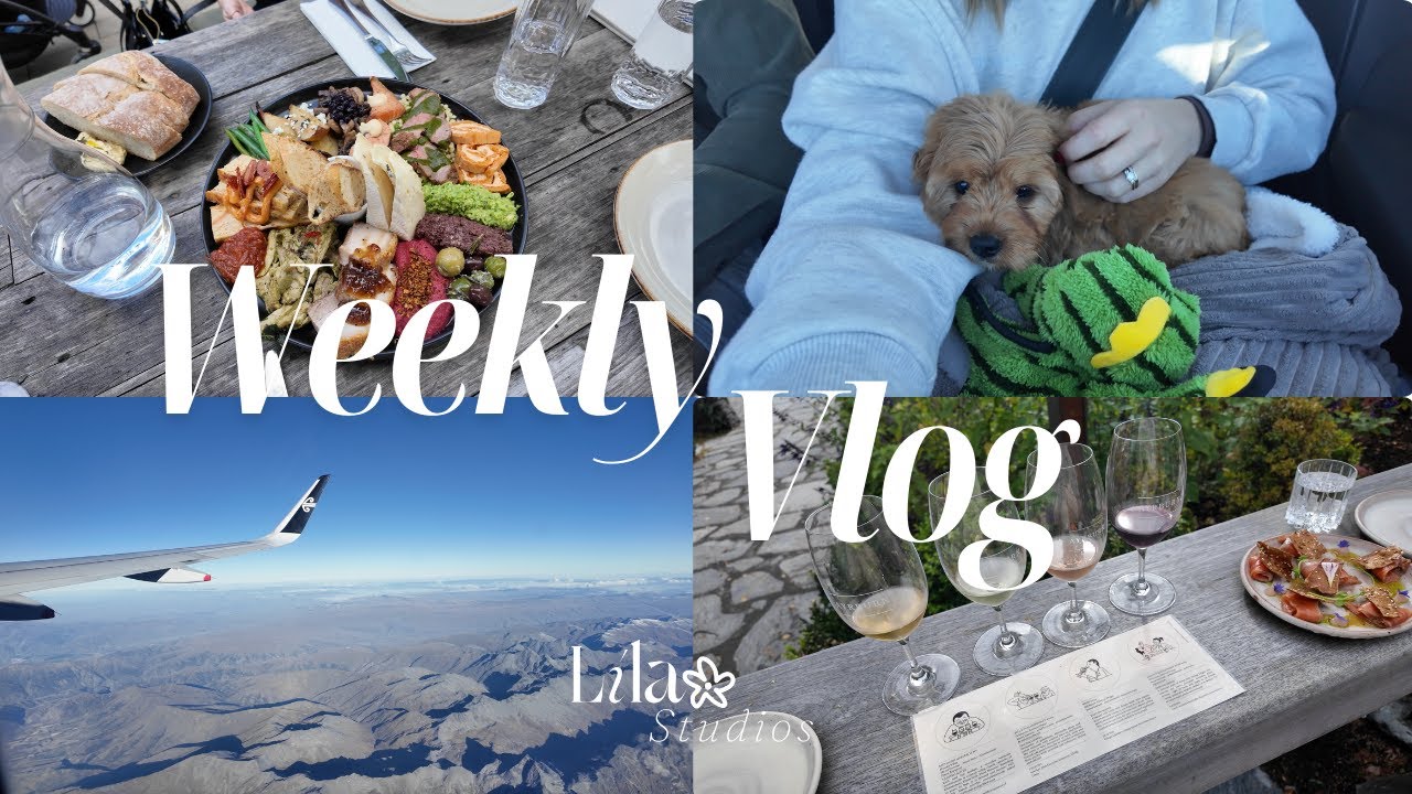 We got a puppy!! Weekly Vlog: Wine tastings, exploring Queenstown and bringing home our new baby!