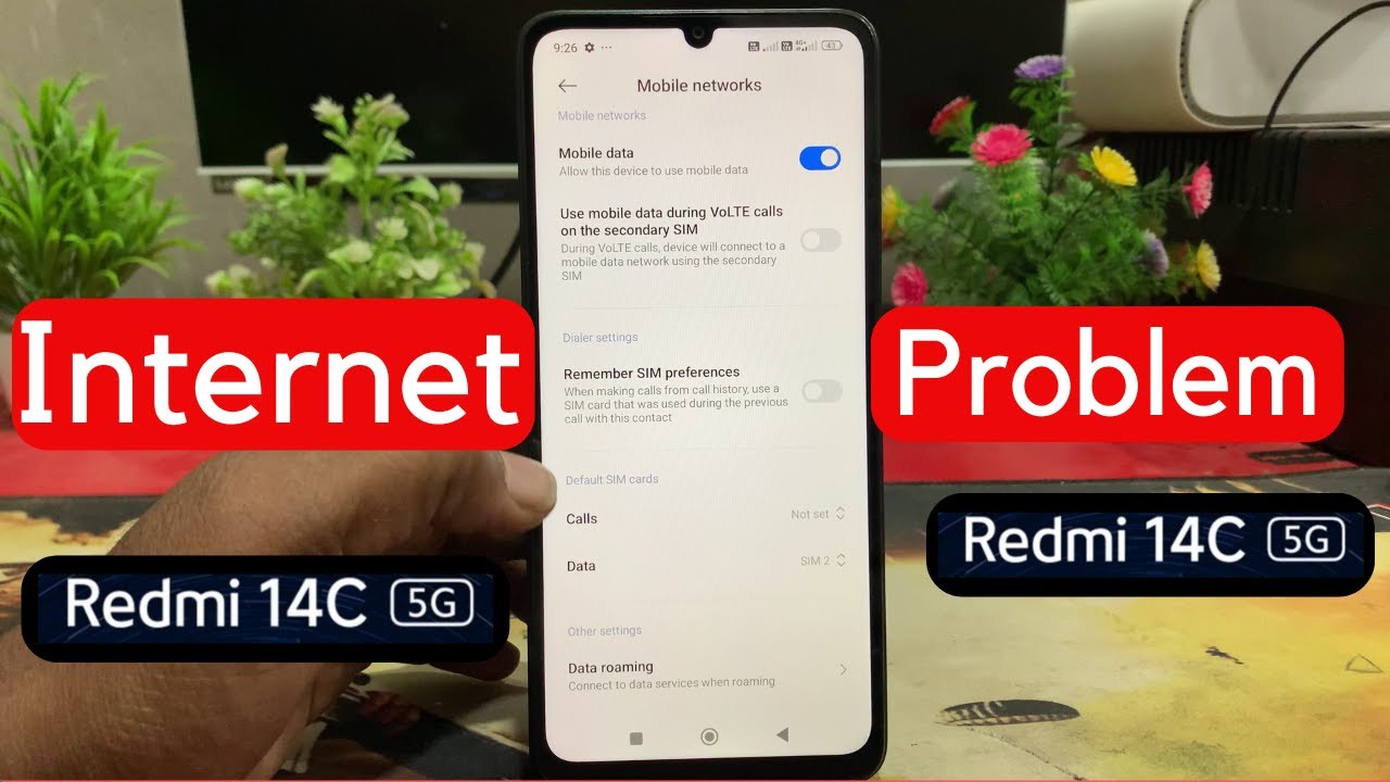 how to fix internet problem in redmi 14c | redmi 14c me data nahi chal raha hai | redmi 14c 5g 2025