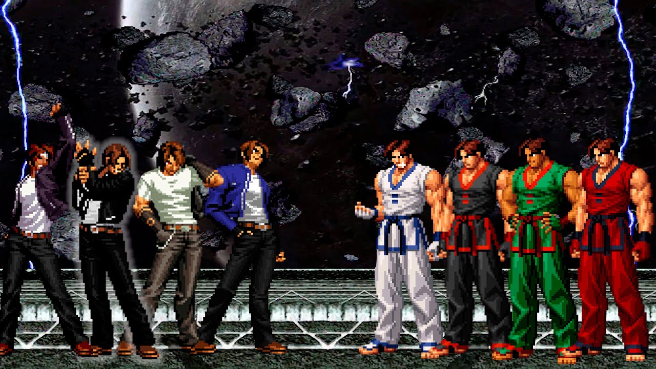 [KOF Mugen] Kyo Kusanagi Team vs Kim Kaphwan Team