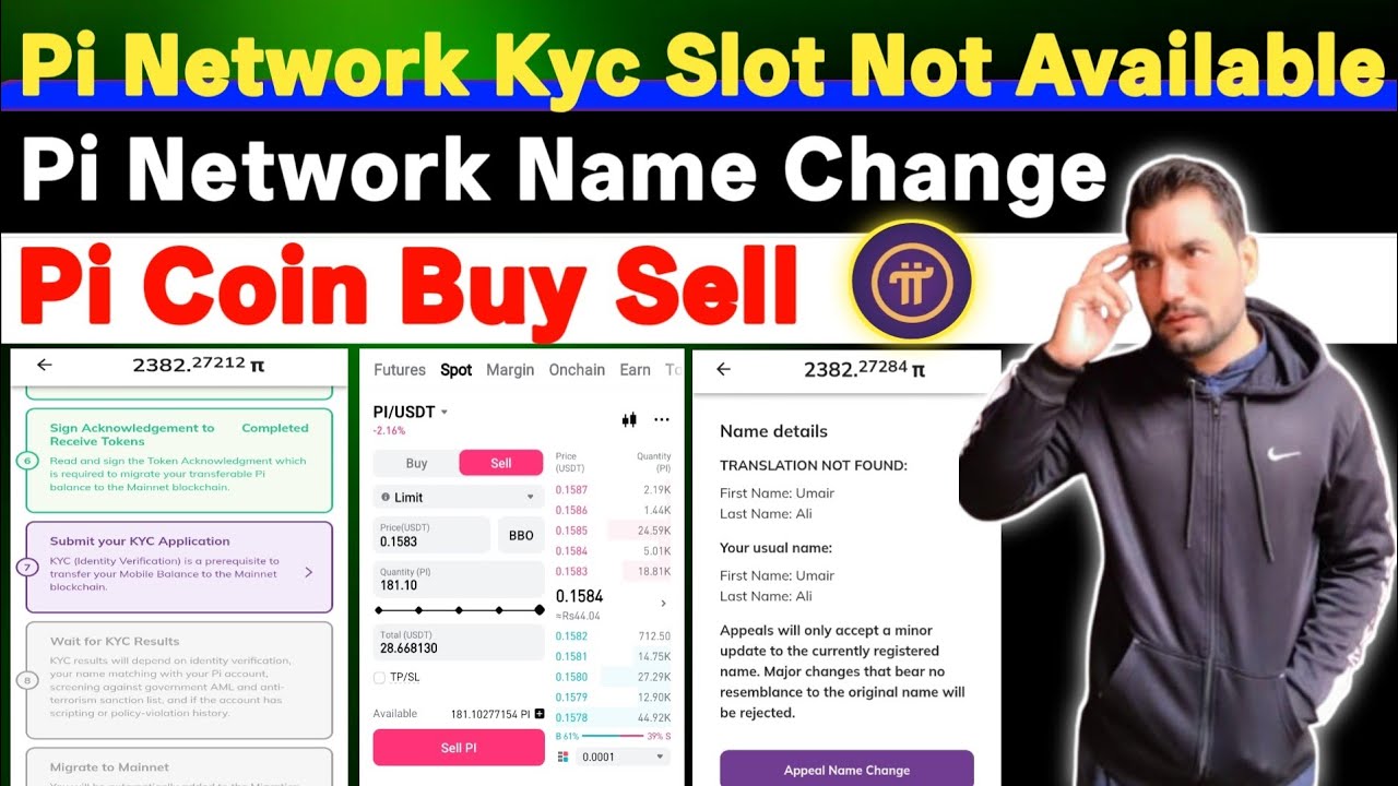 pi network kyc slot not available solution 2026 | pi network name change problem | pi coin buy sell