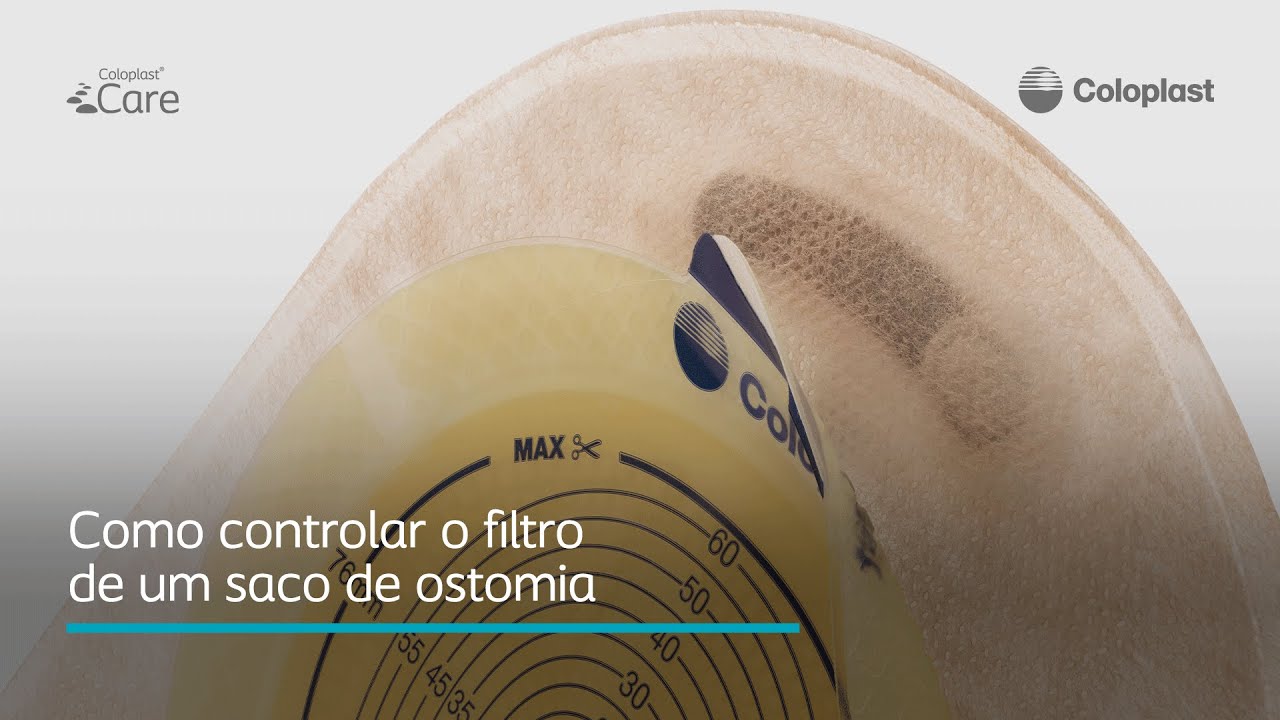 Como controlar o filtro de um saco de ostomia