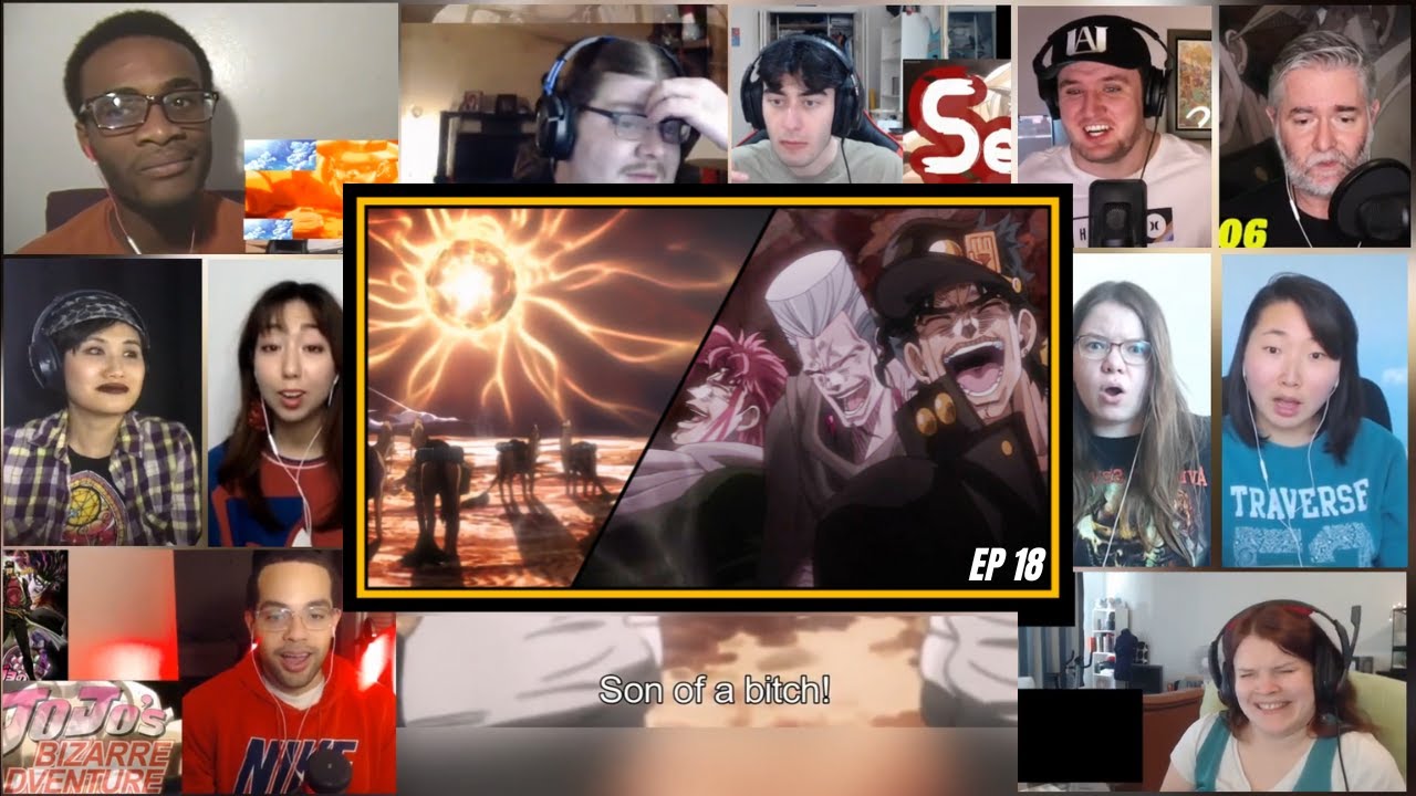 ☀️Sun is a STAND??💀 | JoJo's Part 3 Episode 18 Reaction Mashup - Stardust Crusaders⚡