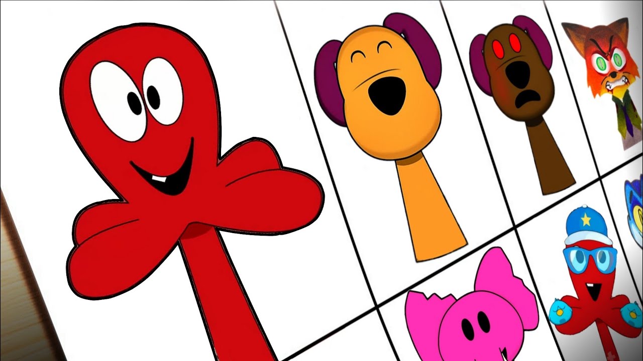 Drawing Incredibox Sprunki OC- Elly (from Como lo mueve lo lo) | My Sprunki OC Pocoyo