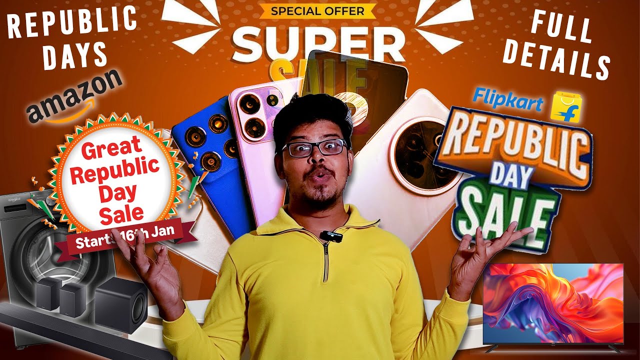 🔥 Flipkart & Amazon Republic Days Sale 2026 | Best Deals on Mobiles, Electronics & More 😱