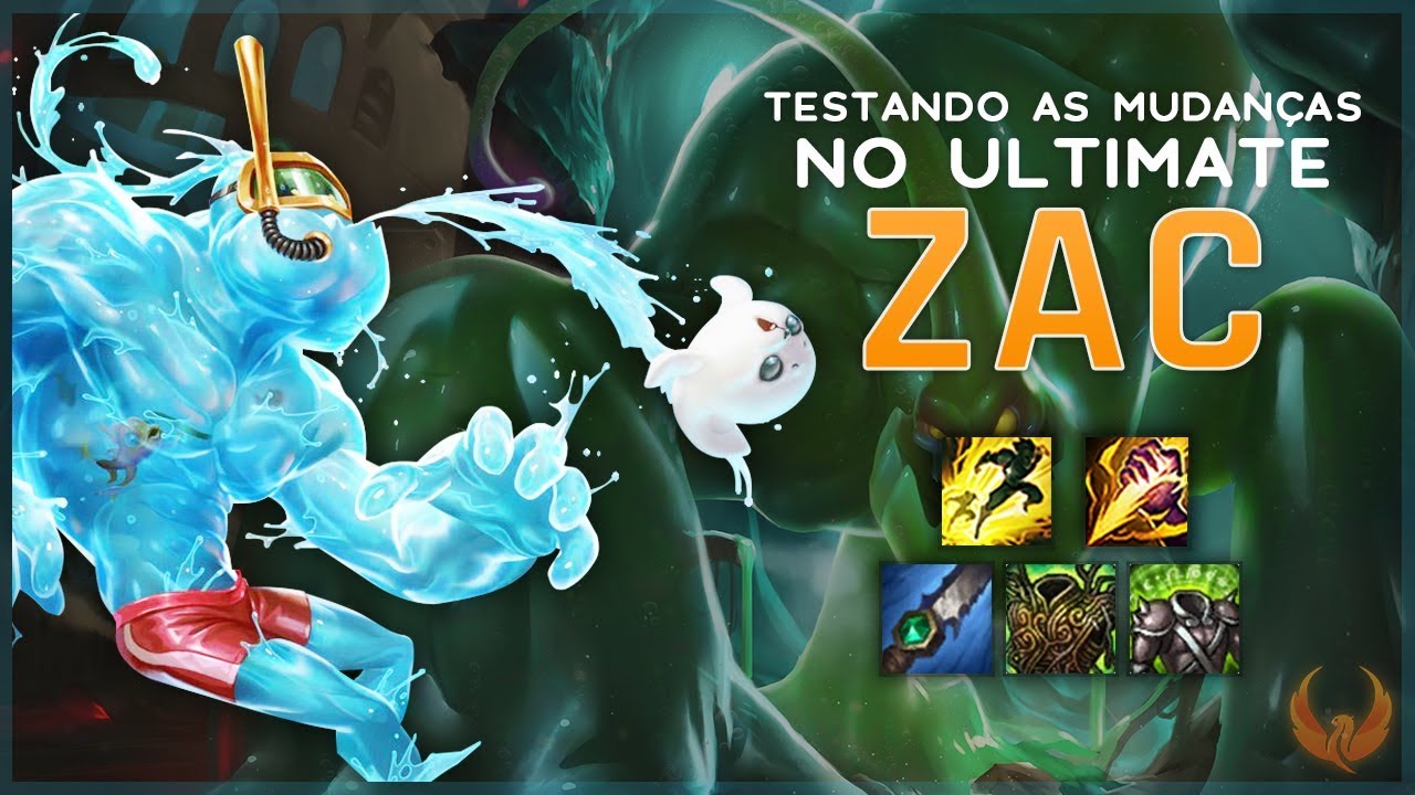 TESTANDO AS MUDANÇAS NO ULTIMATE! *FORTE LATEGAME* - ZAC JUNGLE GAMEPLAY [PT-BR]