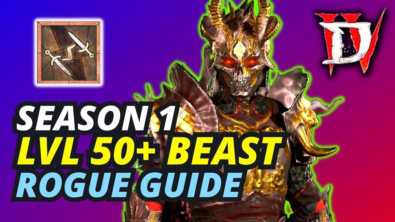 Diablo 4 NEW Season 1 BEAST Rogue Build