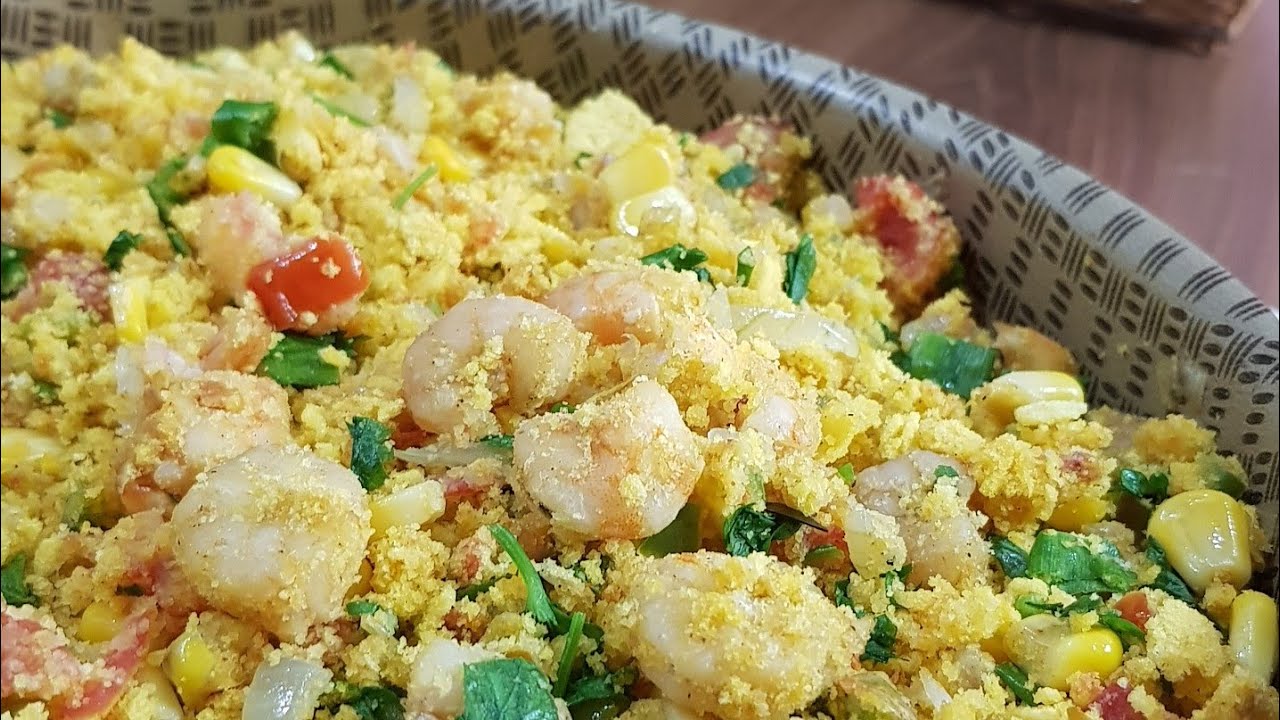 COMO FAZER UMA FAROFA DE CAMARÃO 🦐