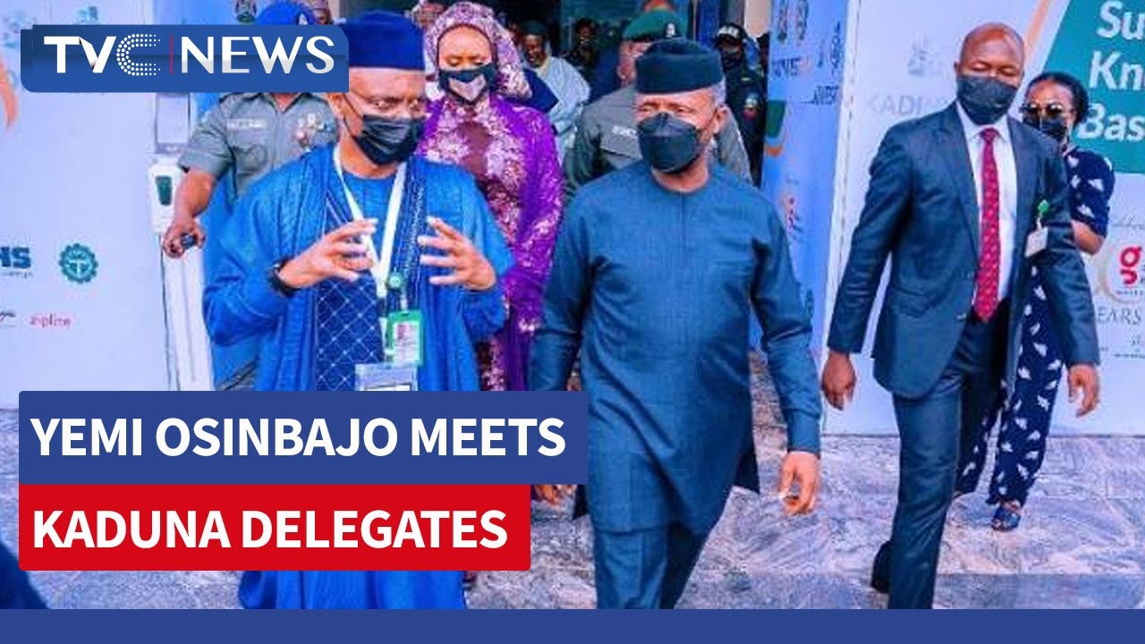 Yemi Osinbajo Meets Kaduna Delegates [WATCH]