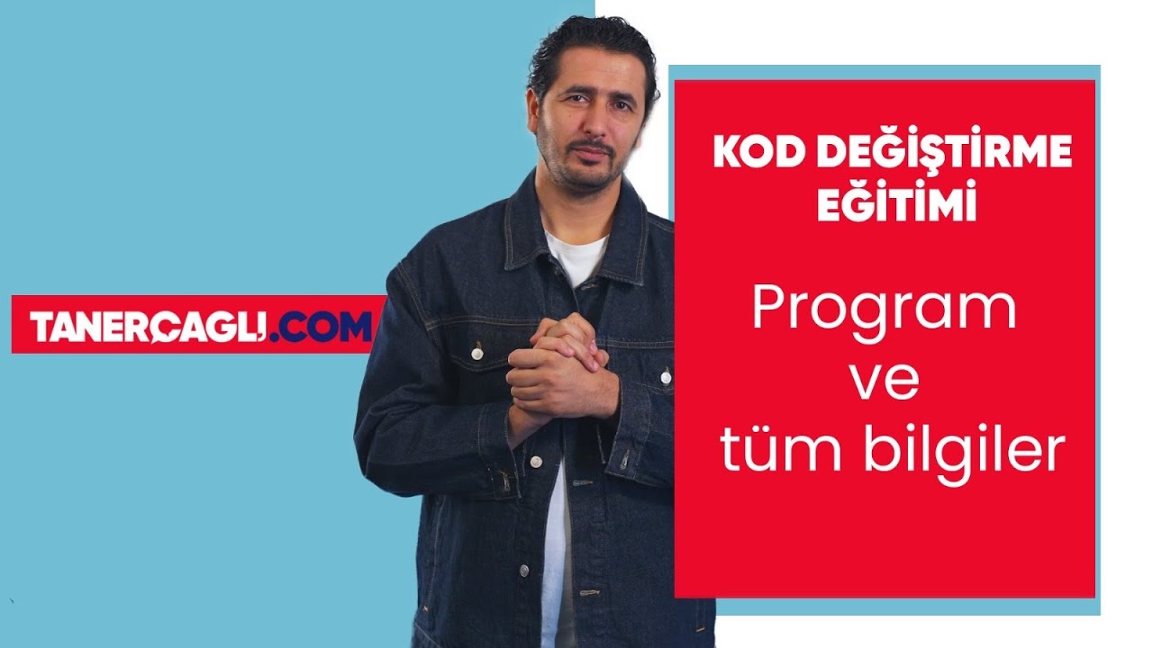 Eğitim programımla ilgili tüm bilgiler bu videoda | Taner Çağlı