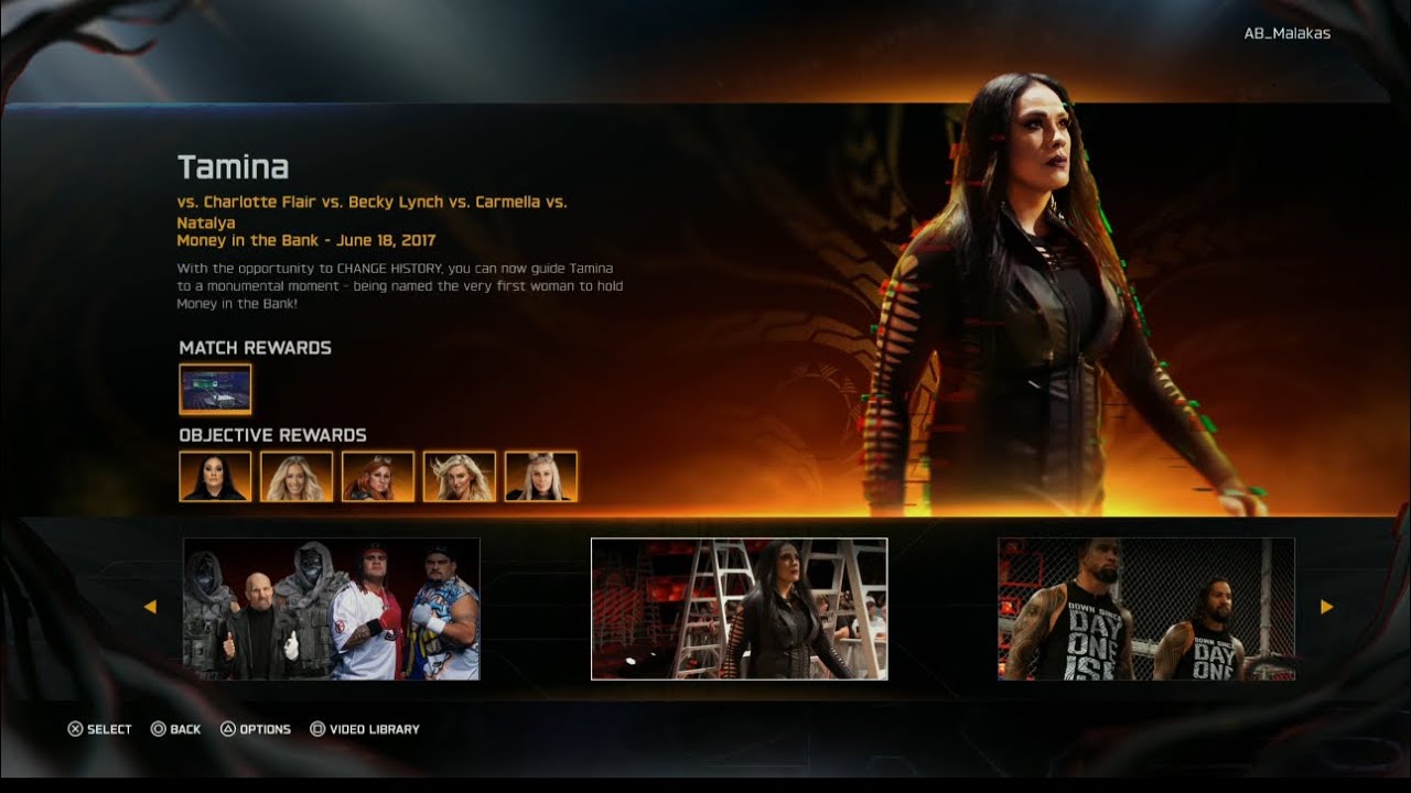 Tamina Money in the Bank Showcase - How to Complete