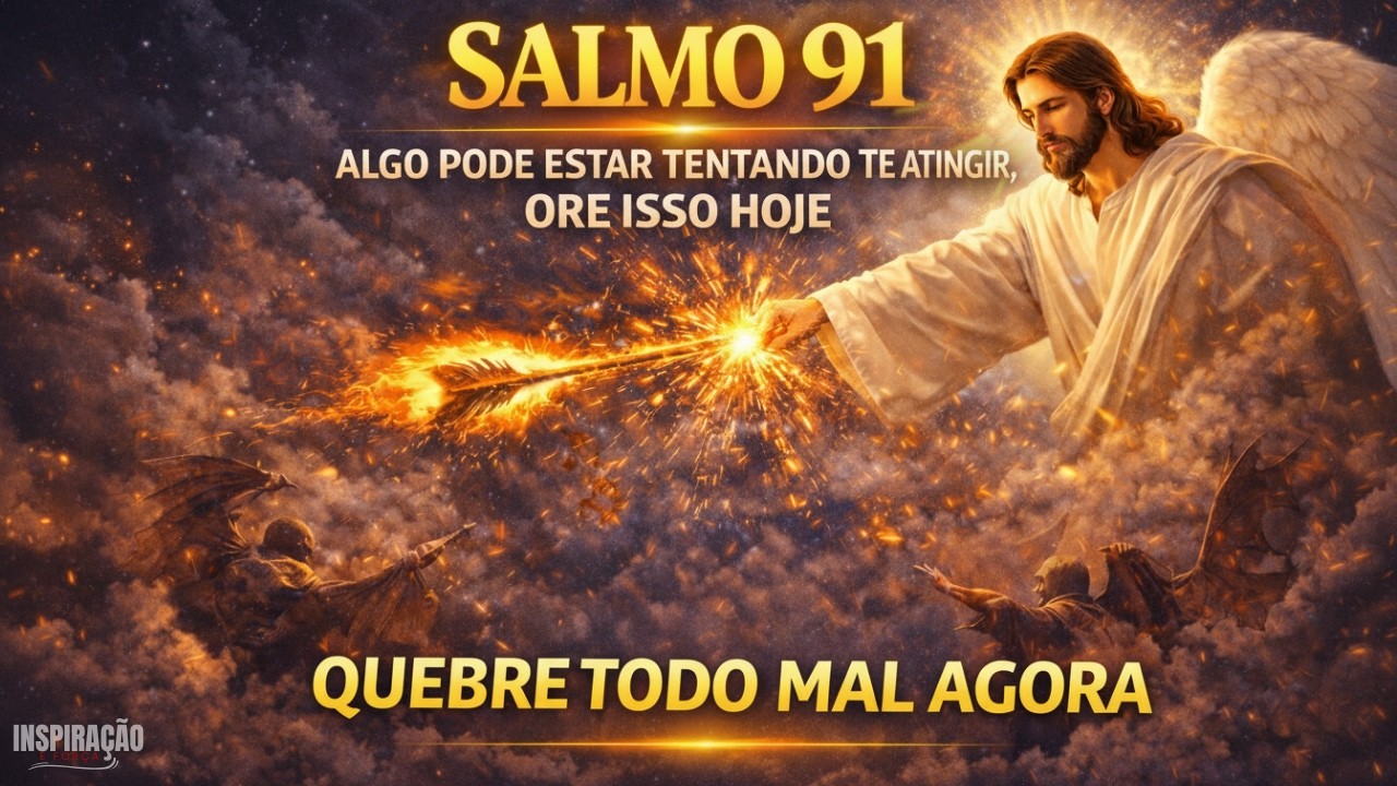 SALMO 91 — ALGO PODE ESTAR TENTANDO TE ATINGIR, ORE ISSO HOJE