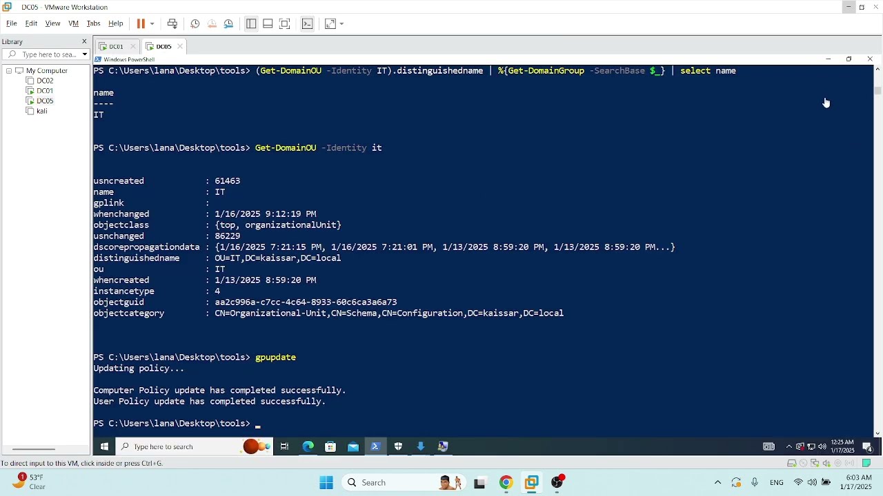 CRTP OU & GPO Enum & Exploit