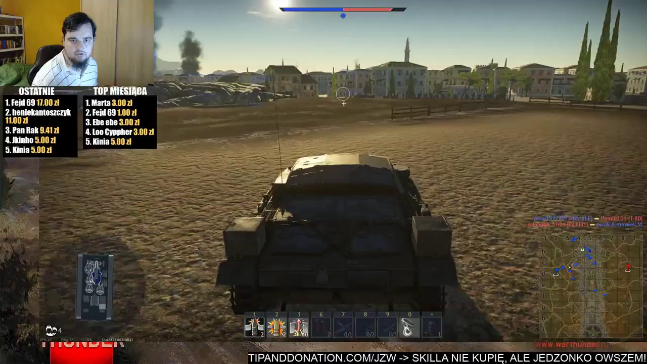 Stary n00b gra w War Thunderowe czołgi