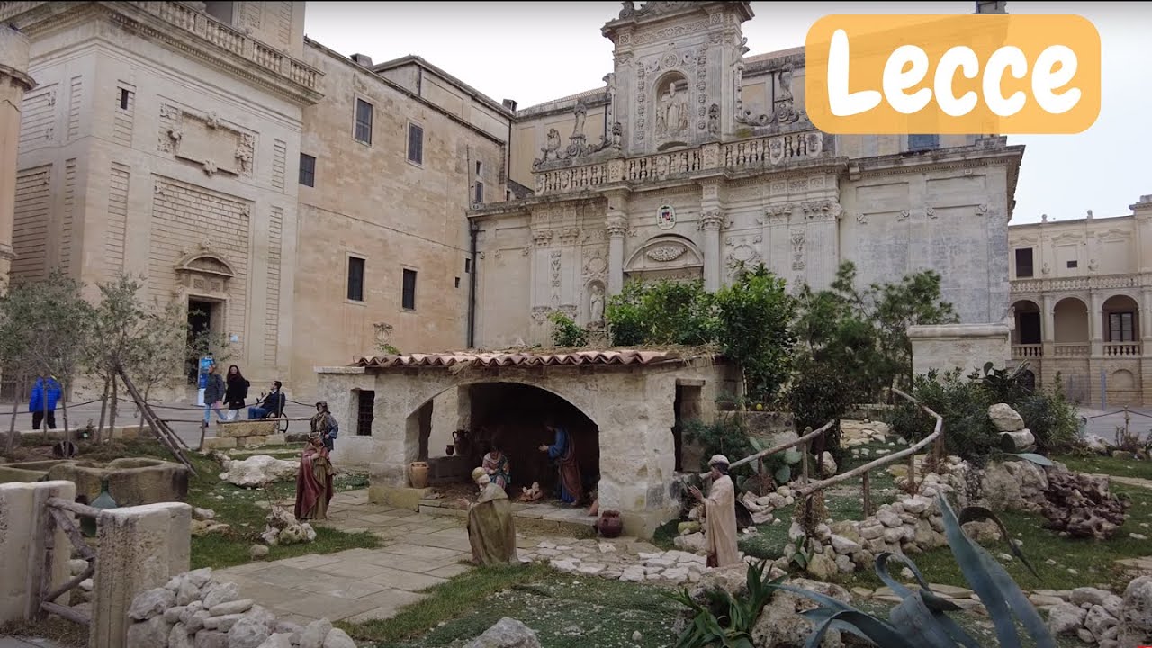 Lecce in December - Puglia, Italy [4k Ultra HD 60fps ]