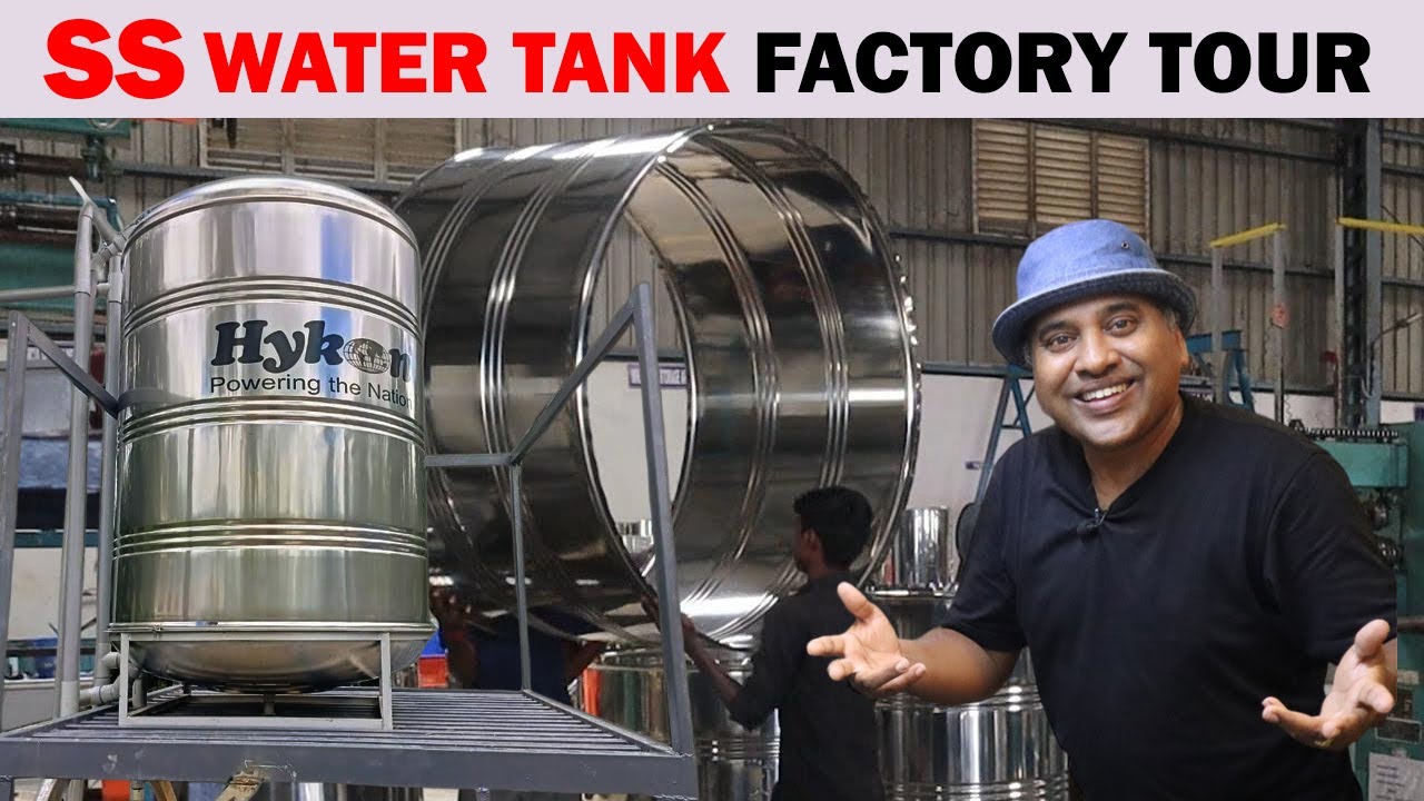 🔥HYKON SOLAR WATER HEATER AND SS WATER TANK 🔥MANUFACTURING PROCESS || Sakalakala Tv ||