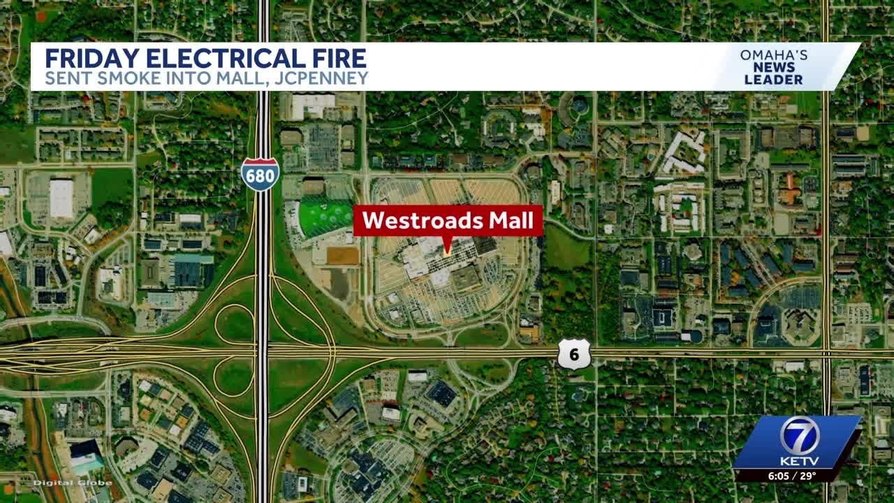 Fire sends smoke into Omaha mall, causing evacuation