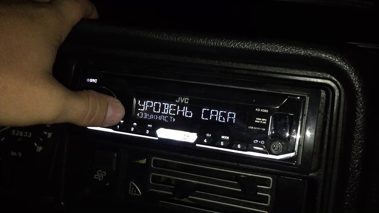 Доступная топовая магнитола jvc kd-x355