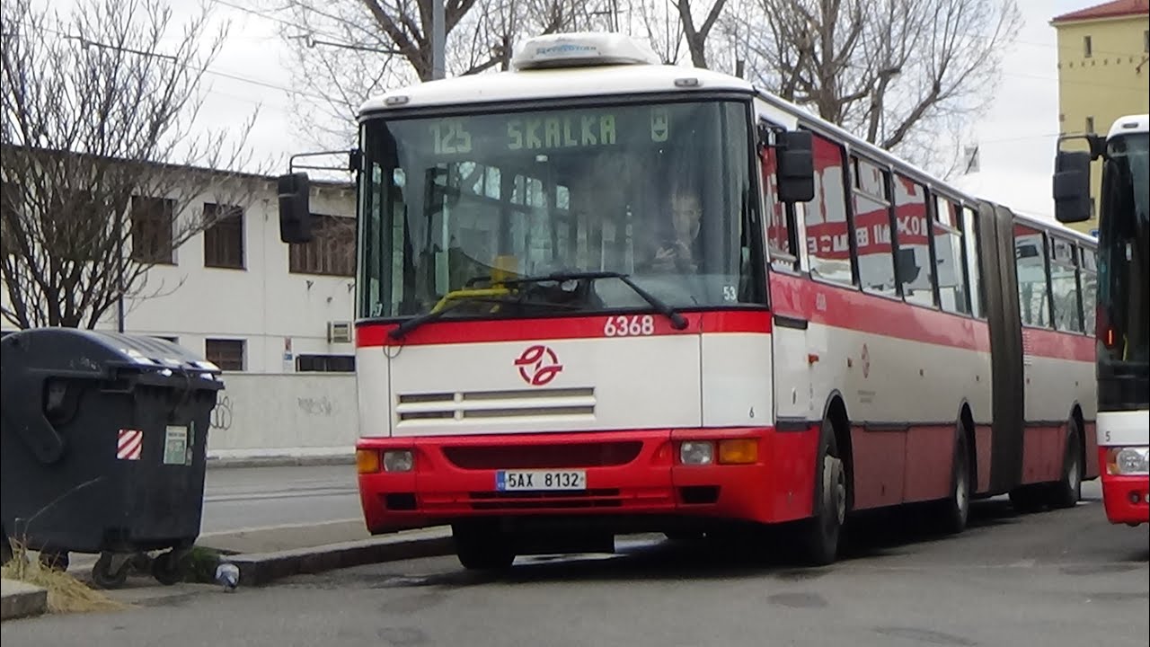 Autobus Karosa B961 ev.č. 6368 na lince 125