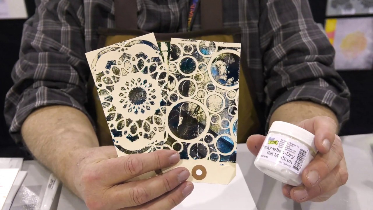 Ken Oliver + The Crafter's Workshop | Simple No Heat Stencil and Foil Tutorial