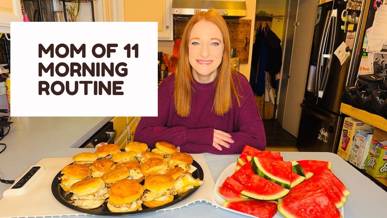 Утренняя рутина мамы 11 детей