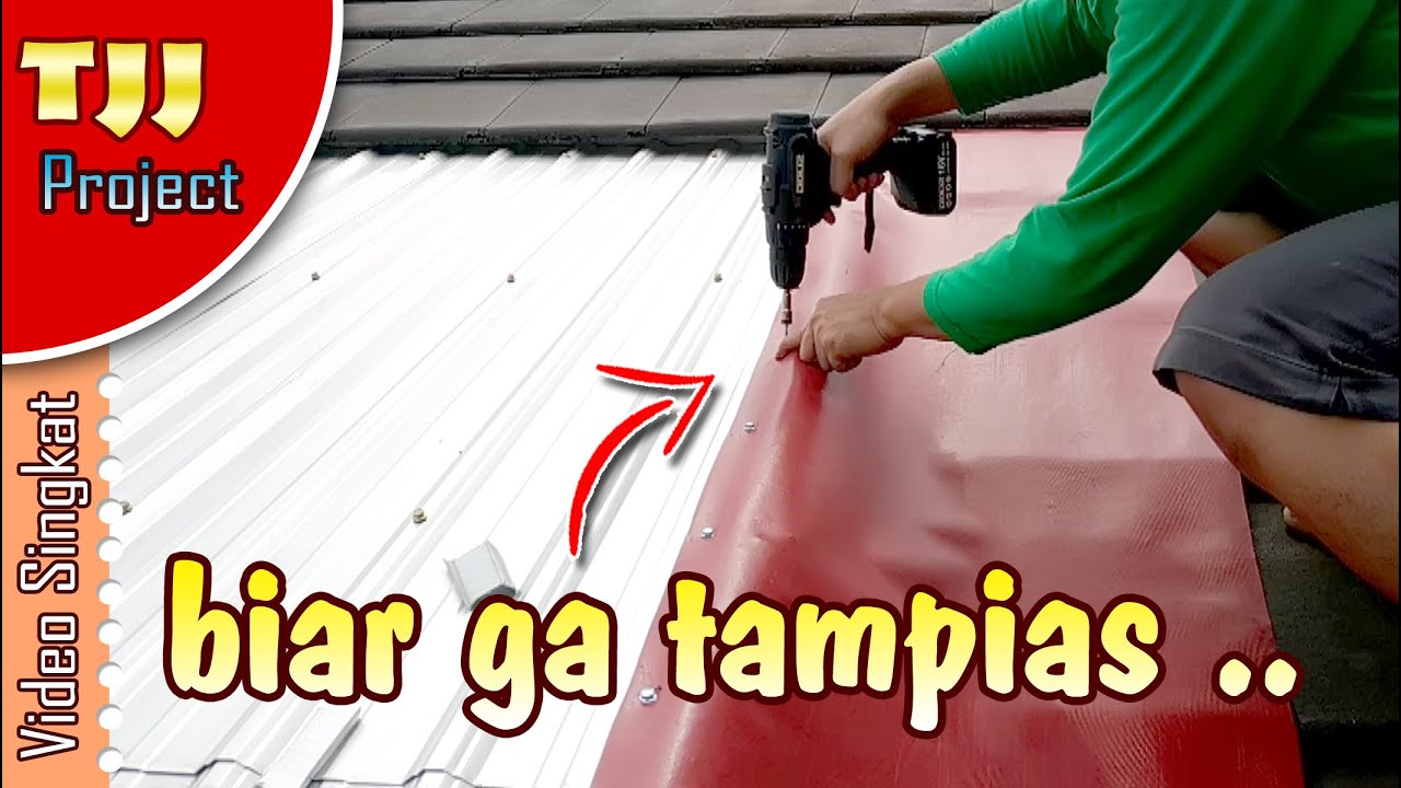 biar ga tampias, ini cara tutup celah atap yang efektif