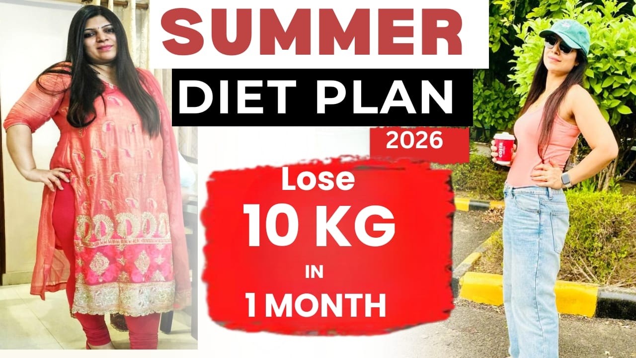 Letni plan diety | Całodniowe posiłki i szybka utrata wagi | Schudnij 10 kg w 10 dni | Dr Shikha Singh Hindi