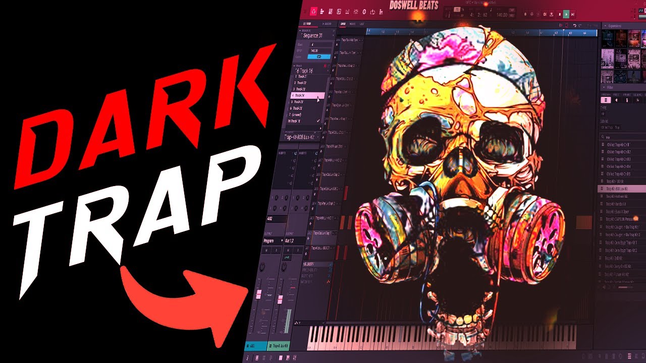 MPC Software How to Make a Dark Trap Beat in 10 Minutes Doswell Beats