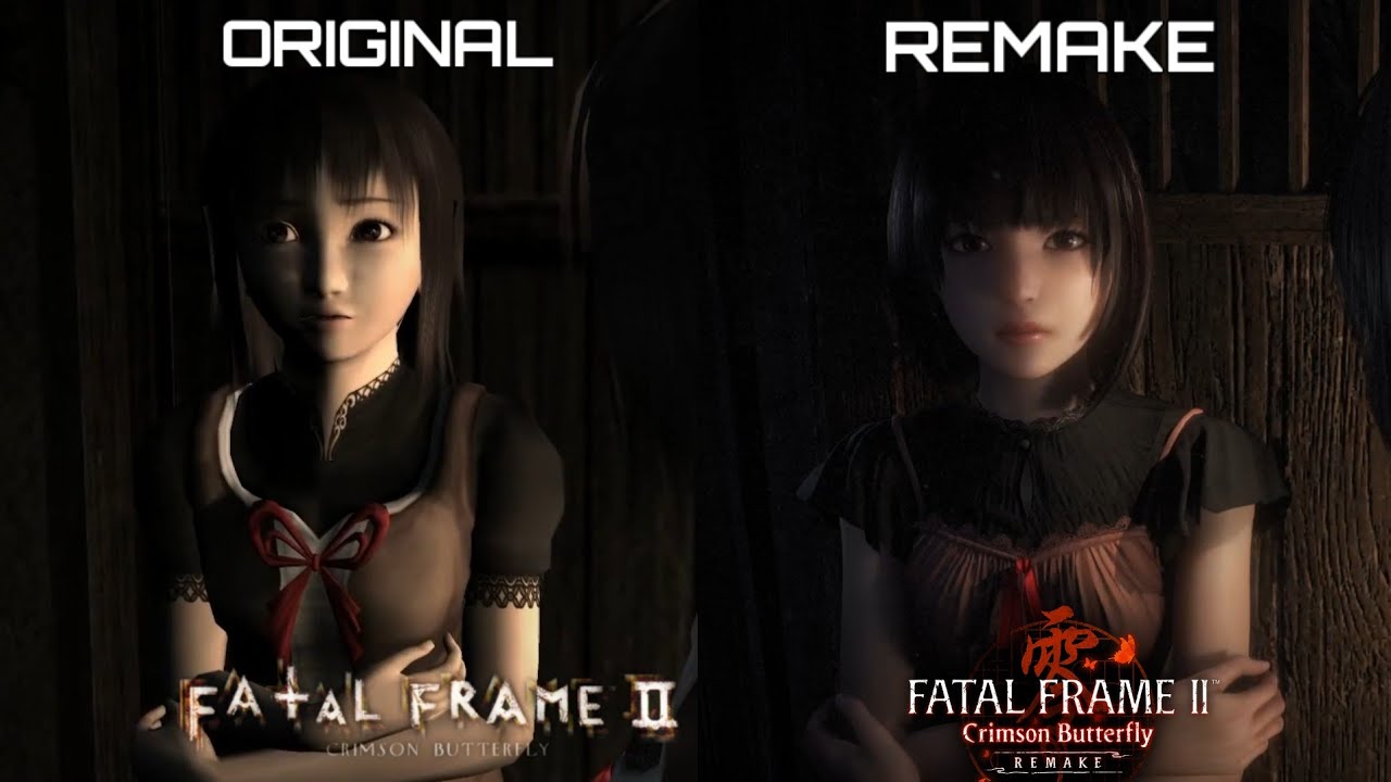 FATAL FRAME II: Crimson Butterfly REMAKE PS5 Vs Original - Side by Side Gameplay Comparison