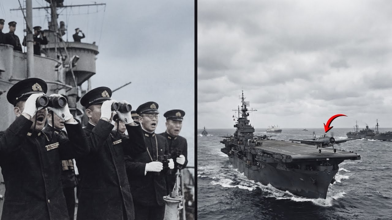 Japanese Navy Officers Shocked — When U.S. Convoys Launched Aircraft