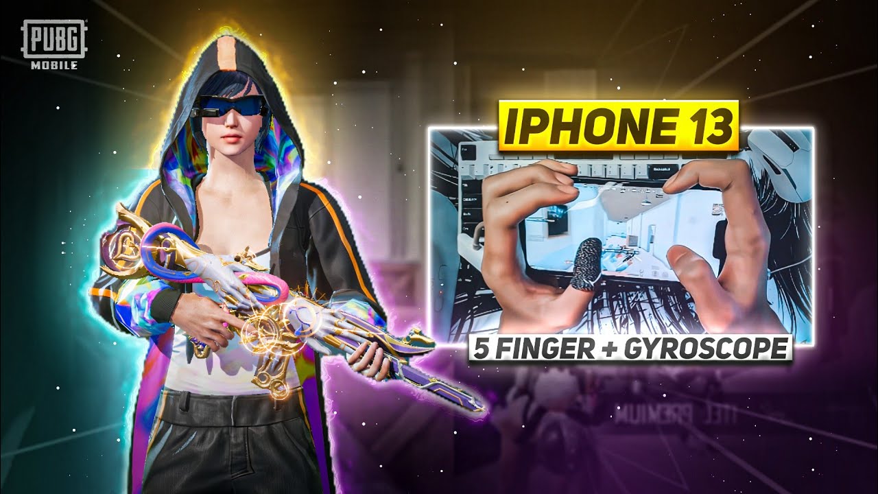 iPhone 13 Power 😈 | Handcam | 5 Fingers + Gyroscope | PUBG Mobile Montage