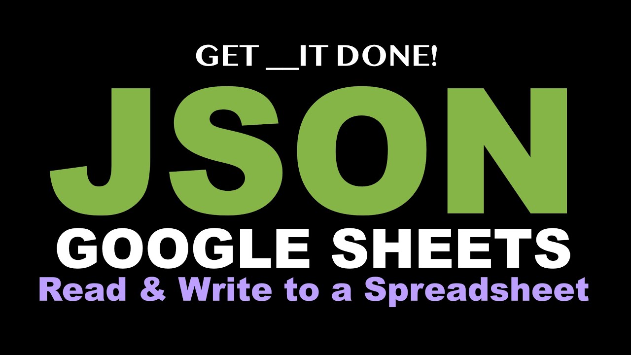 Google Sheets JSON API, Read & Write Data, Wep App - e.j1 p.2