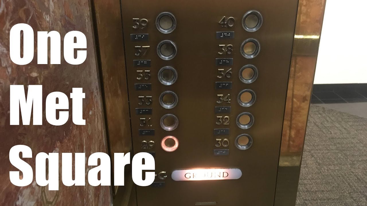 Amazing High Speed Otis Lexan Traction Elevators @ One Met Square, St. Louis, MO