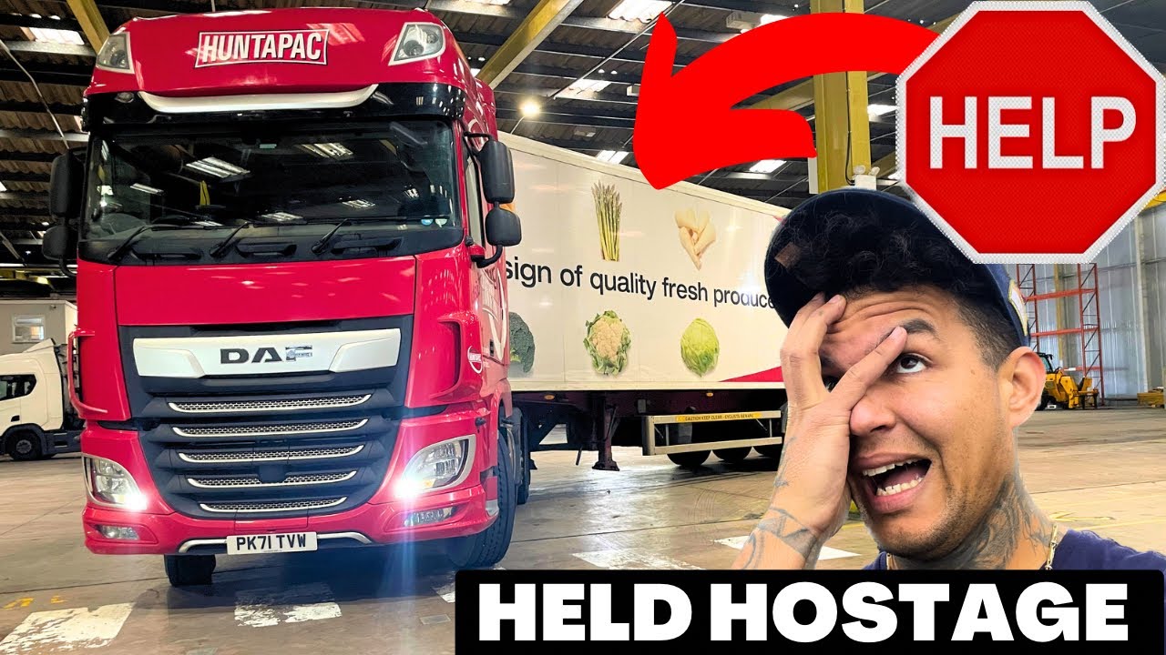 Водитель грузовика взят в заложники супермаркетом — #truckinguk