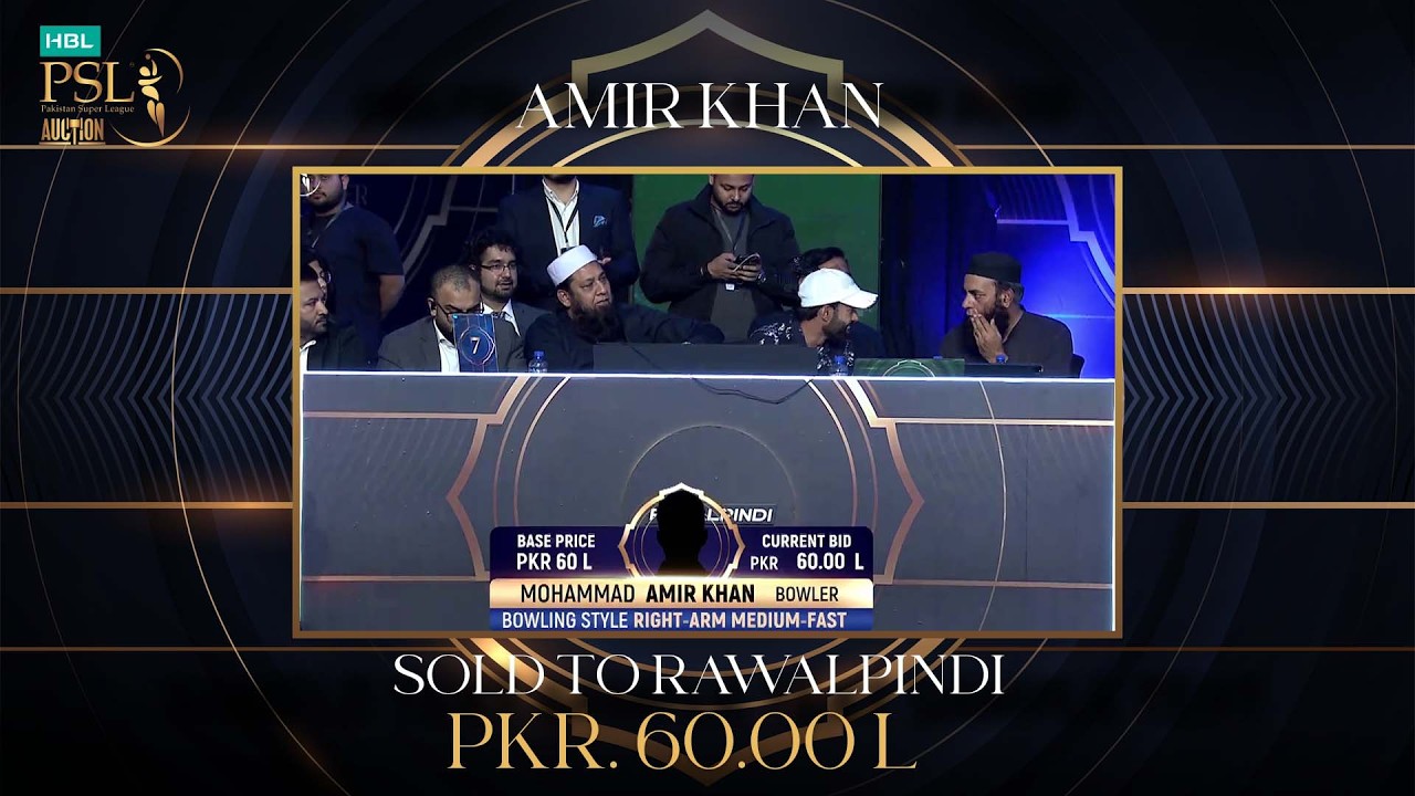 Team Rawalpindi has top notch bowling attack as they pick pace sensation Mohammad Amir Khan MX1U