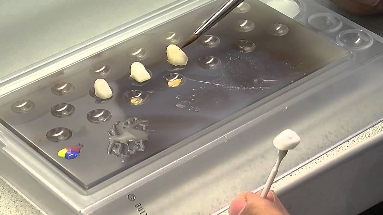 Applying sub structure staining