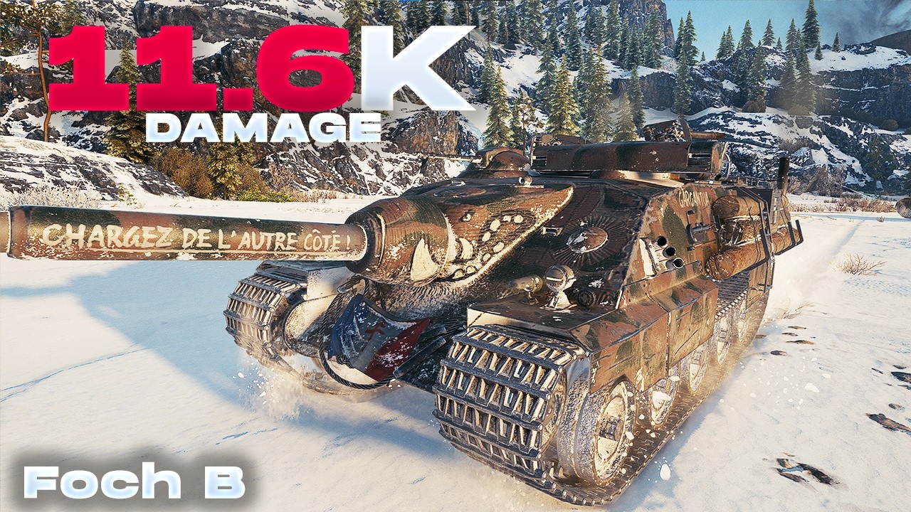 Неостановимый барабан – Foch B 11,6k урона | WoT 2.0