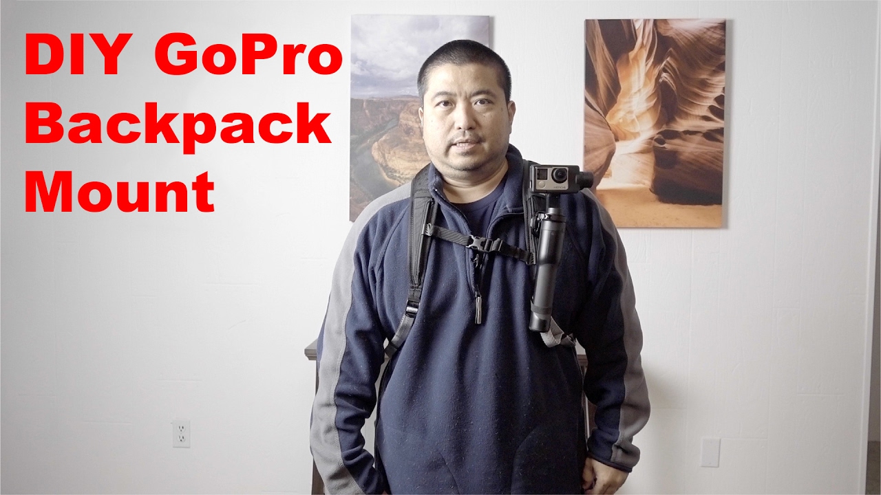 DIY GoPro Backpack Mount