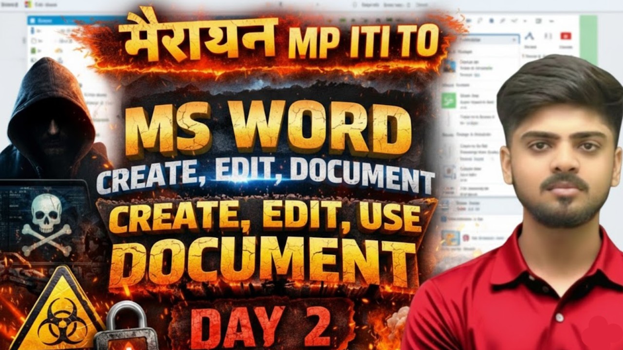 मैराथन 2 - MS WORD FULL QUESTION   / MP ITI TO COPA  MAIRATHON 2026  #mairathan  / HARSH SIR