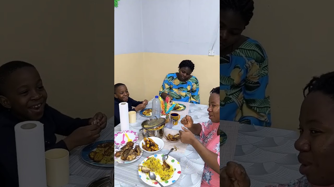 Лучшая часть моего дня 😊 Совместный семейный обед... Присоединяйтесь к нам за столом, давайте есть!