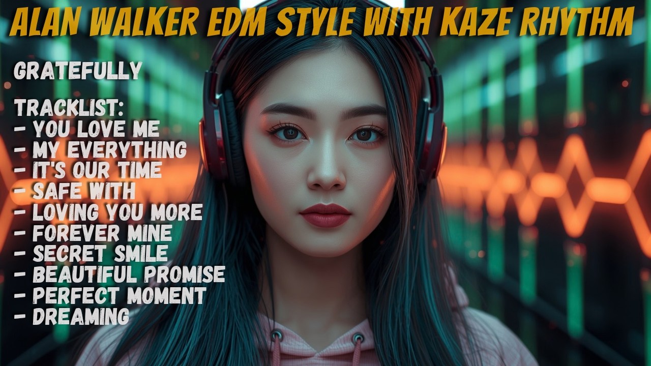 ALAN WALKER STYLE X KAZE RHYTHM || GRATEFULLY || EDM SONGS FULL ALBUM 2026