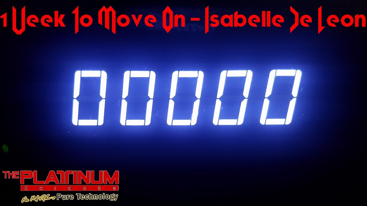 (PH Karaoke) 1 Week To Move On - Isabelle De Leon